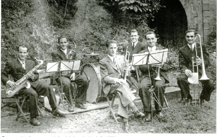 Orquesta local de jazz, El Entrego 1950
